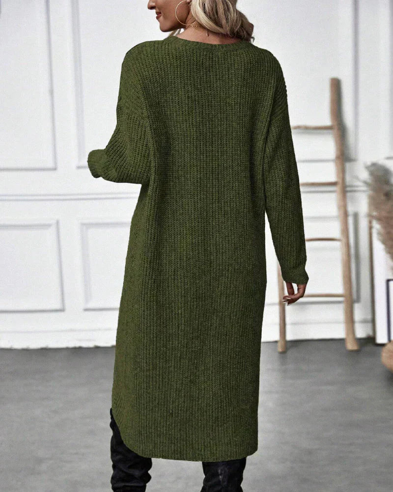 Zofia™ - Elegancki Długi Sweter Bawełniany