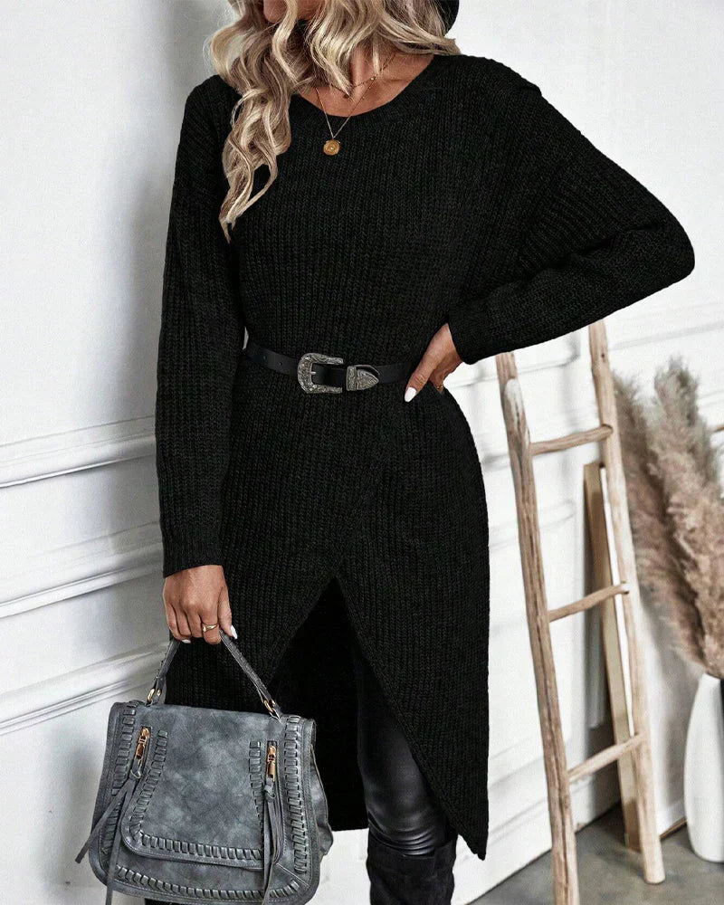 Zofia™ - Elegancki Długi Sweter Bawełniany