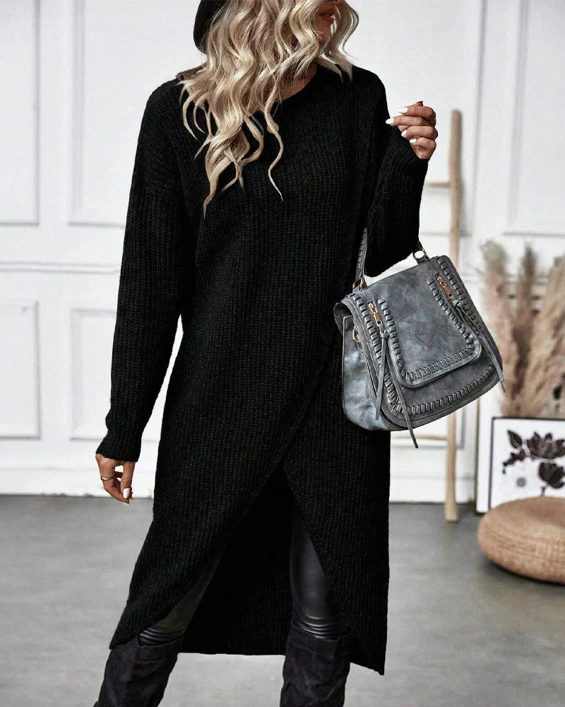 Zofia™ - Elegancki Długi Sweter Bawełniany