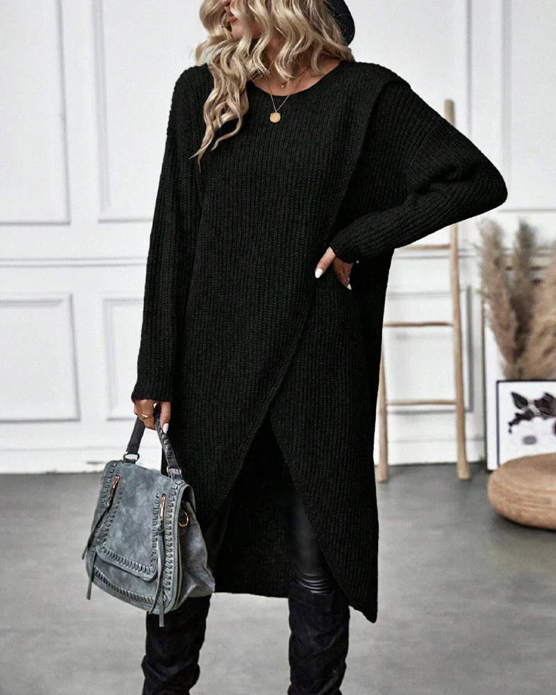 Zofia™ - Elegancki Długi Sweter Bawełniany