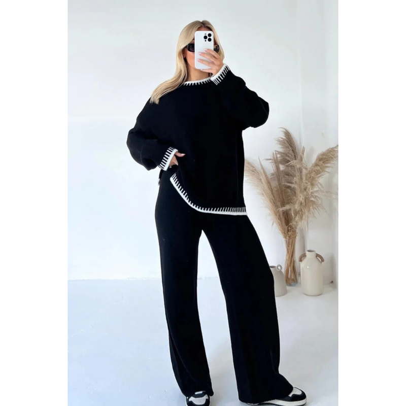 Zofia™ - Elegancki Dwuczęściowy Kompleks z Dzianiny