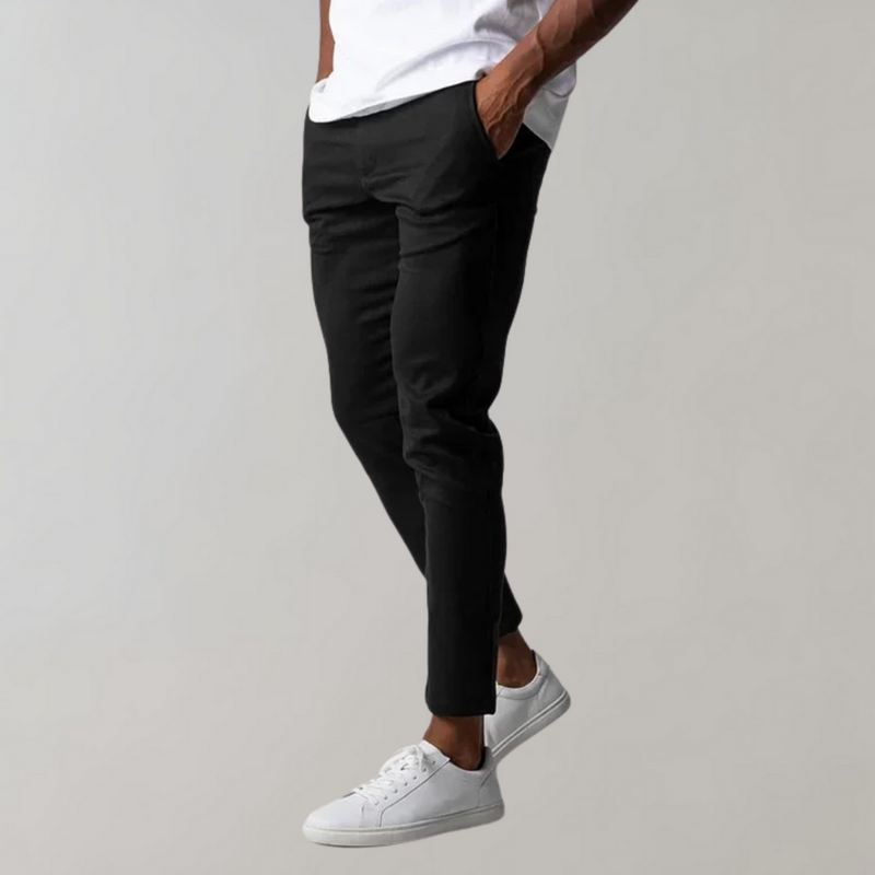 Tymon - Stylowe spodnie Leonardo Chino dla mężczyzn - wygoda i elegancja w jednym!