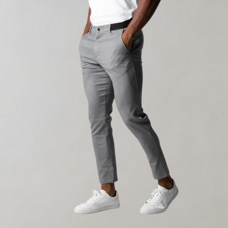Tymon - Stylowe spodnie Leonardo Chino dla mężczyzn - wygoda i elegancja w jednym!