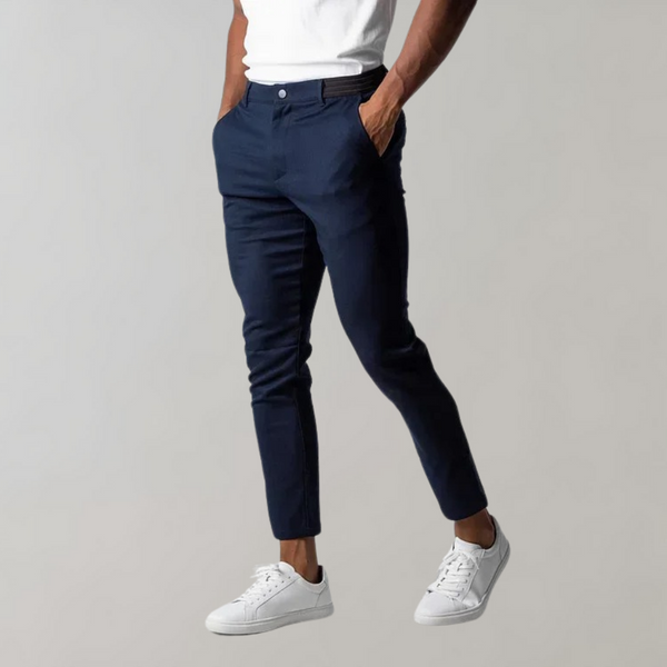 Tymon - Stylowe spodnie Leonardo Chino dla mężczyzn - wygoda i elegancja w jednym!