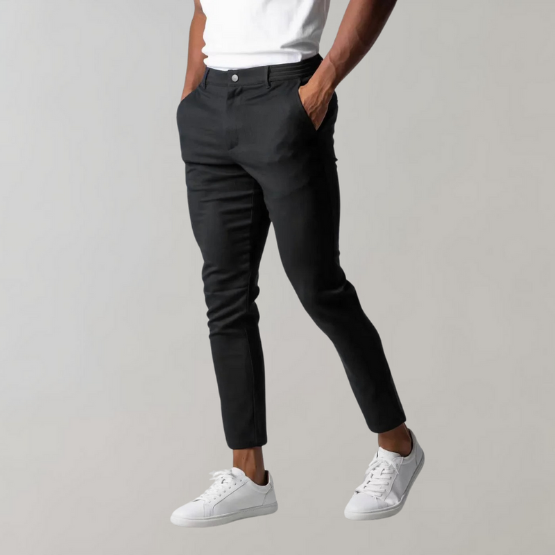 Tymon - Stylowe spodnie Leonardo Chino dla mężczyzn - wygoda i elegancja w jednym!