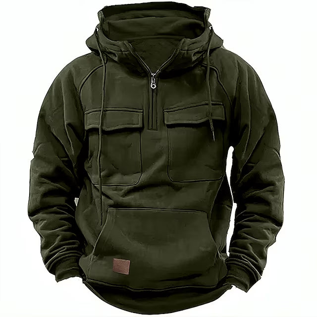Tomasz™ - Miękka Wełniana Zimowa Bluza z Zipperem