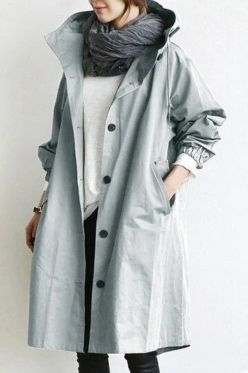 Zofia™ - Elegancki Trench z Bawełny