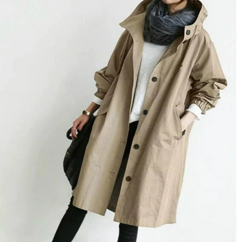 Zofia™ - Elegancki Trench z Bawełny