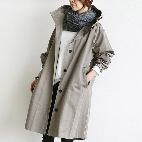 Zofia™ - Elegancki Trench z Bawełny