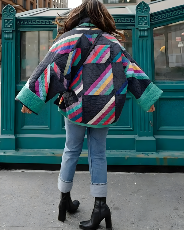 Marta™ - Oversize Vintage Kurtka z Zamszu