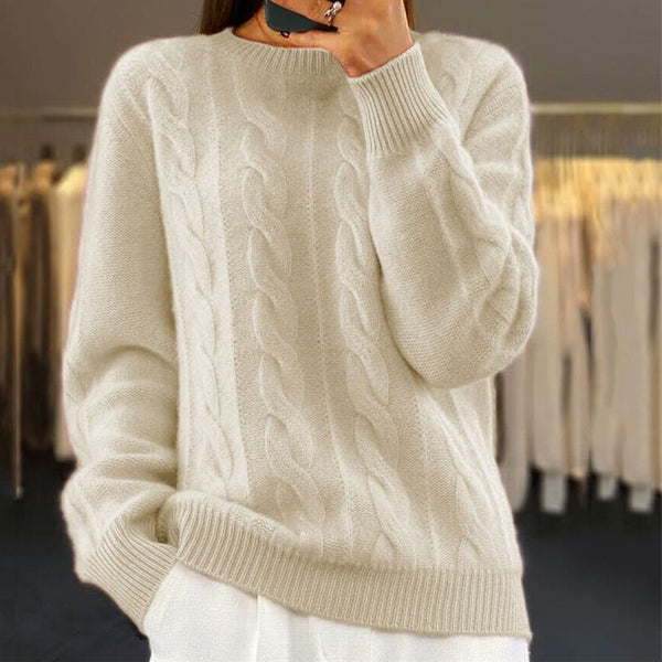 Monika™ - Sweter z Wełny Premium